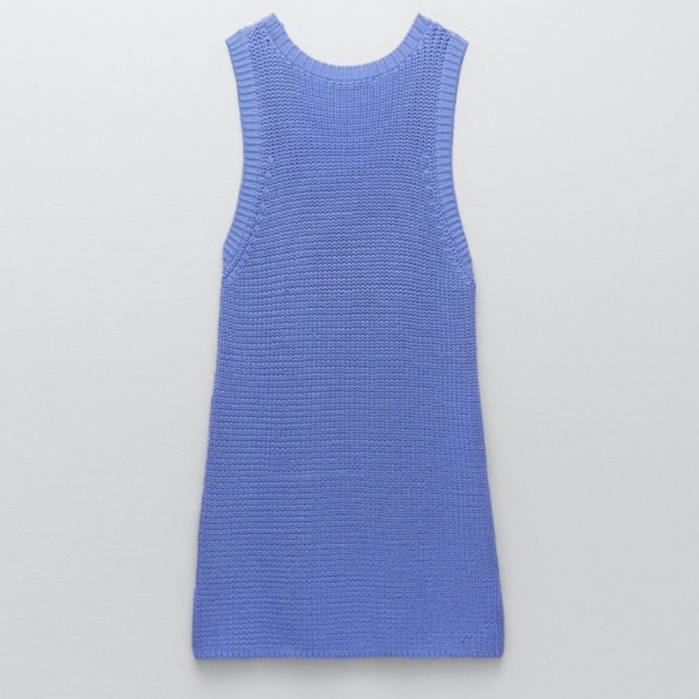 Zara Knit Dress in Bluish - Picture 8 of 14